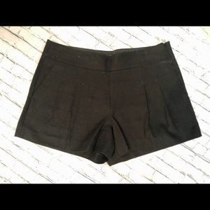 J. Crew Black Dressy Chino shorts size 6